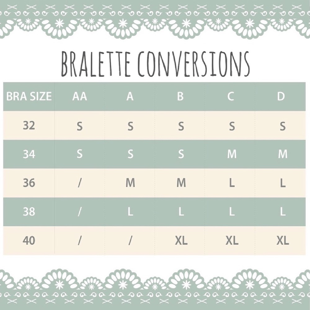 Double Strap Scalloped Lace Bralette Blue Teal - Picture 3 of 3